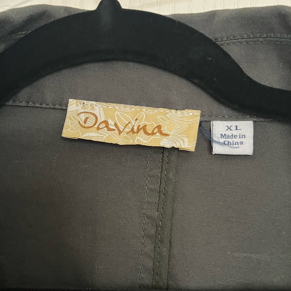 Davina jacket. Dark gray. Button up. XL. - Picture 6 of 6